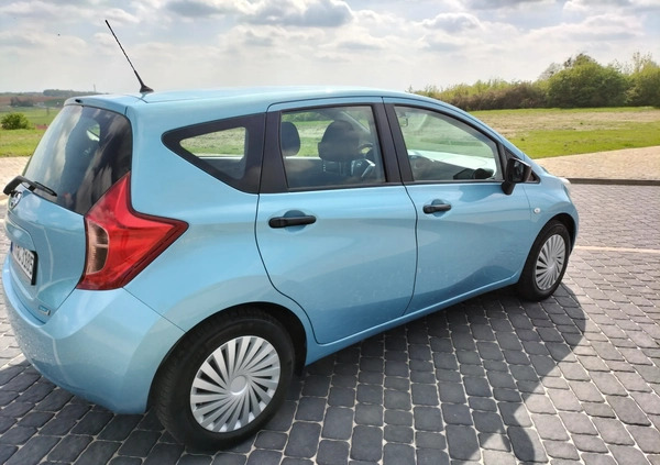 Nissan Note cena 28300 przebieg: 107000, rok produkcji 2014 z Gostyń małe 254